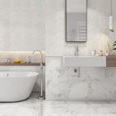 Calacatta Gold Polished 5/8x5/8 Marble Mosaics 12x12