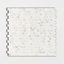 Calacatta Gold Polished 5/8x5/8 Marble Mosaics 12x12