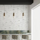 Calacatta Gold Polished Marble Tiles 2 3/4x5 1/2