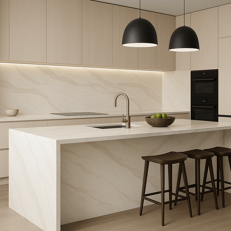 Calacatta Mila Gold Raphael Quartz