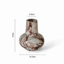 GobekUsa Calacatta Red Marble Vase - Home Decor Accent