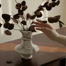 GobekUsa Calacatta Red Marble Vase - Home Decor Accent