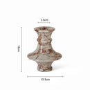 GobekUsa Calacatta Red Marble Vase - Home Decor Accent