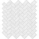 Calacatta T Honed Herringbone 1x2 Marble Mosaics 11x11