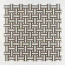 Calacatta T Polished Thin Basket Marble Mosaics 12x12