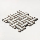 Calacatta T Polished Thin Basket Marble Mosaics 12x12