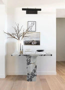 Calacatta Viola White Marble Designer Console - Polished 40x15
