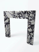 Calacatta Viola Marble Fluted Fireplace Mantel Polished (L)36" (H)40" (D)2.5"