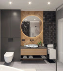 Calacatta Viola Marble Vessel Sink Handcrafted Leaf Design Bathroom Vanity