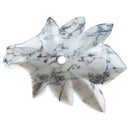 Calacatta Viola Marble Vessel Sink Handcrafted Leaf Design Bathroom Vanity