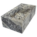 Calacatta Viola Marble Rectangular Wall Mount Bathroom Sink 16x32 Inch White Gray Polished
