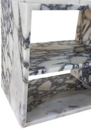 Calacatta Viola Marble End Table Nightstand Polished 14x18x18