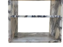 Calacatta Viola Marble End Table Nightstand Polished 14x18x18