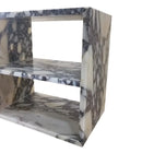 Calacatta Viola Marble End Table Nightstand Polished 14x18x18
