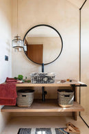 Calacatta Viola Ribbed Square Vessel Bathroom Sink 16x16x6 Natural Stone