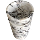 Calacatta Viola Marble Designer Pedestal Stand-Alone Sink (W)18" (L)18" (H)33"