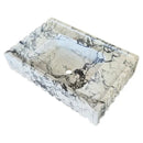 Calacatta Viola Fluted U Form Wall Mount Rectangle Bathroom Sink 18 By 28 Inches