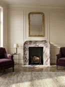 Calacatta Viola Marble Modern Fireplace Mantel 69x50 Polished