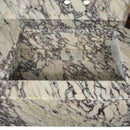 Calacatta Viola Marble Wall Mount Bathroom Sink 21 Inch Width
