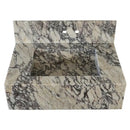 Calacatta Viola Marble Wall Mount Bathroom Sink 21 Inch Width