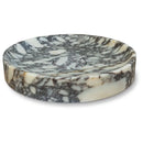 Round Polished Calacatta Viola Marble Bathroom Vessel Sink
