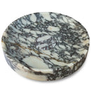 Round Polished Calacatta Viola Marble Bathroom Vessel Sink