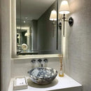 Calacatta Viola Round Marble Vessel Sink 16 Inch Polished Bathroom