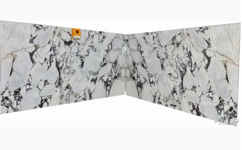 Calacatta Viola White Bookmatching Marble Slabs Polished - Full Truckload