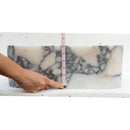 Custom Calacatta Viola Marble Rectangle Vessel Sink 12 X 18 White