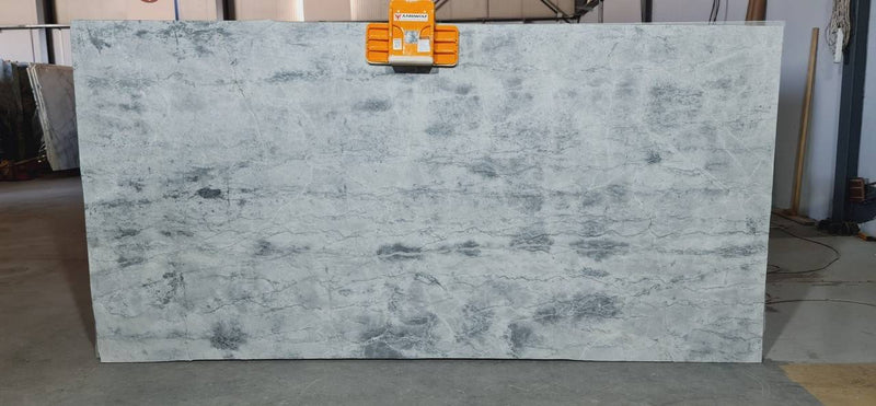 Calisco Gray Bookmatching Polished Marble Slab