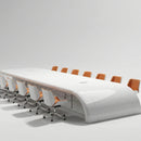 Calix · White Conference Room Table by Arc Grove