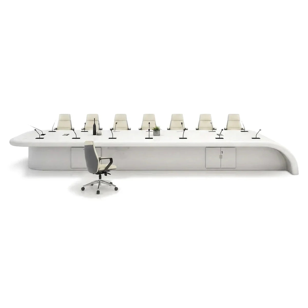 Calix · White Conference Room Table