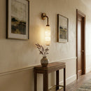 Calla Cylinder Alabaster Wall Lamp