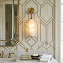 Calla Cylinder Alabaster Wall Lamp