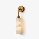 Calla Cylinder Alabaster Wall Lamp