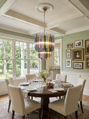 Prismatic Murano Colorful Chandelier