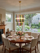 Prismatic Murano Colorful Chandelier
