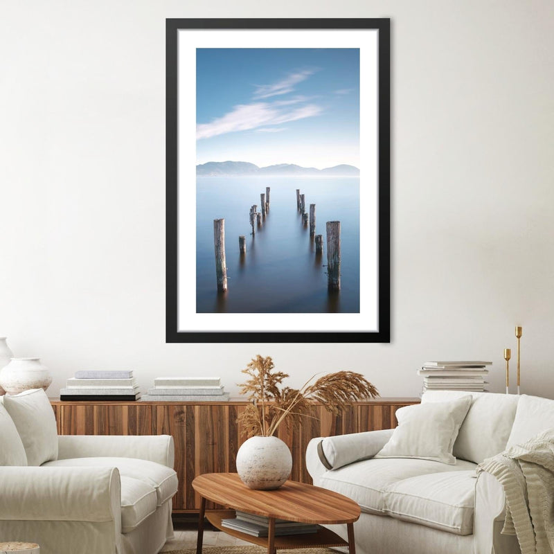 Calm Docks Print