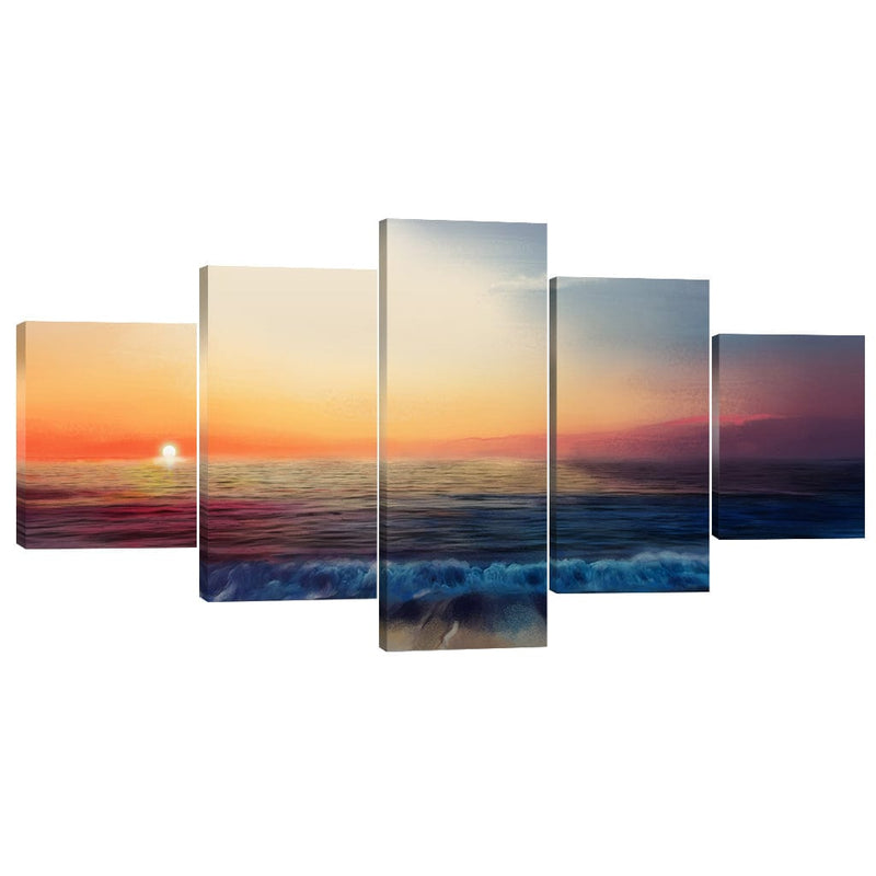 Calm Shores Canvas - 5 Panel