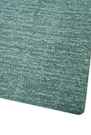 Cam Custom Made Modern Style Teal Hand Tufted Wool Rug