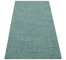 Cam Custom Made Modern Style Teal Hand Tufted Wool Rug