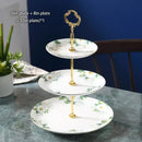 GobekUsa Camellia Floral Tea Set Bone China Glass Teapot & Ceramic Teacup Pot Strainer