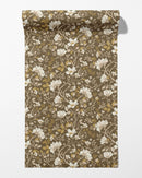 Camellia Study Wallpaper in Golden Vine