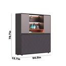 Lisse · Office Shelves w/ Integrated Lighting & Storage Cabinets