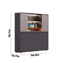 Lisse · Office Shelves w/ Integrated Lighting & Storage Cabinets by Arc Grove