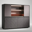 Lisse · Office Shelves w/ Integrated Lighting & Storage Cabinets by Arc Grove