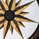 Campass Multi Finish Round Marble Medallions 48x48