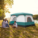 6-8 Person Camping Tent with Double Rooms and 2 Doors by LJGDeals
