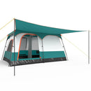 6-8 Person Camping Tent with Double Rooms and 2 Doors by LJGDeals