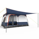6-8 Person Camping Tent with Double Rooms and 2 Doors by LJGDeals